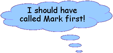 Cloud Callout: I should have called Mark first!